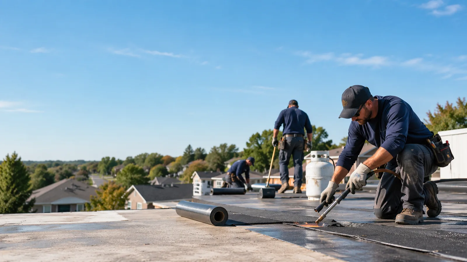 Flat Roof Leak Repair providers in Avoca, IN